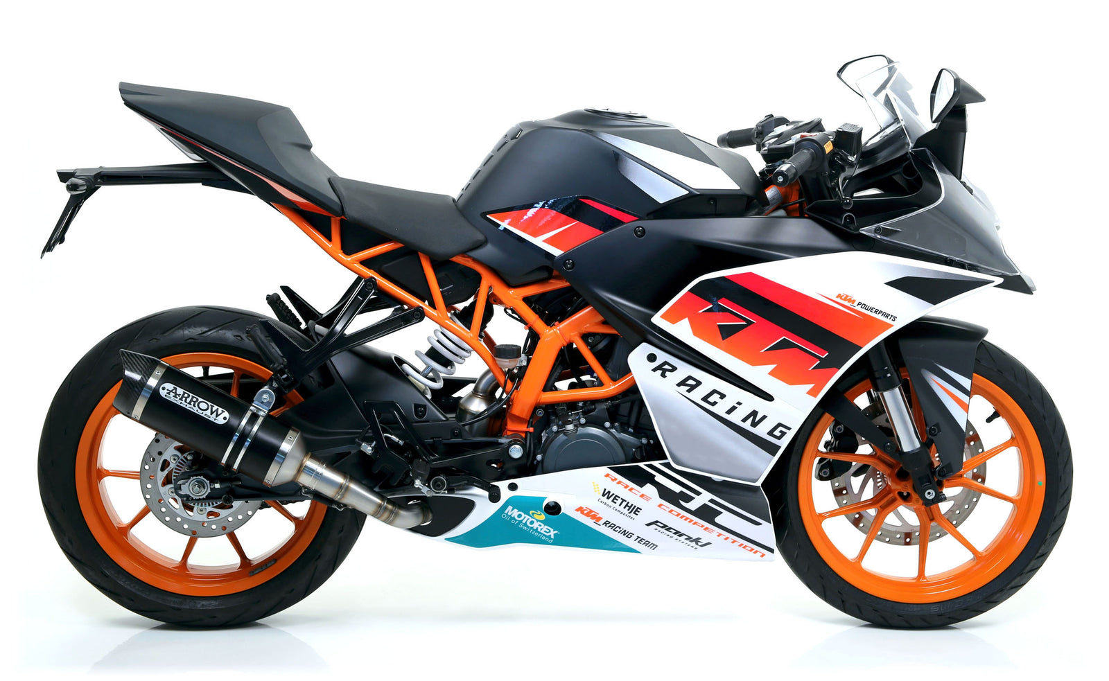 Arrow Street Thunder Aluminium Dark" Slip On With Carbon End Cap"