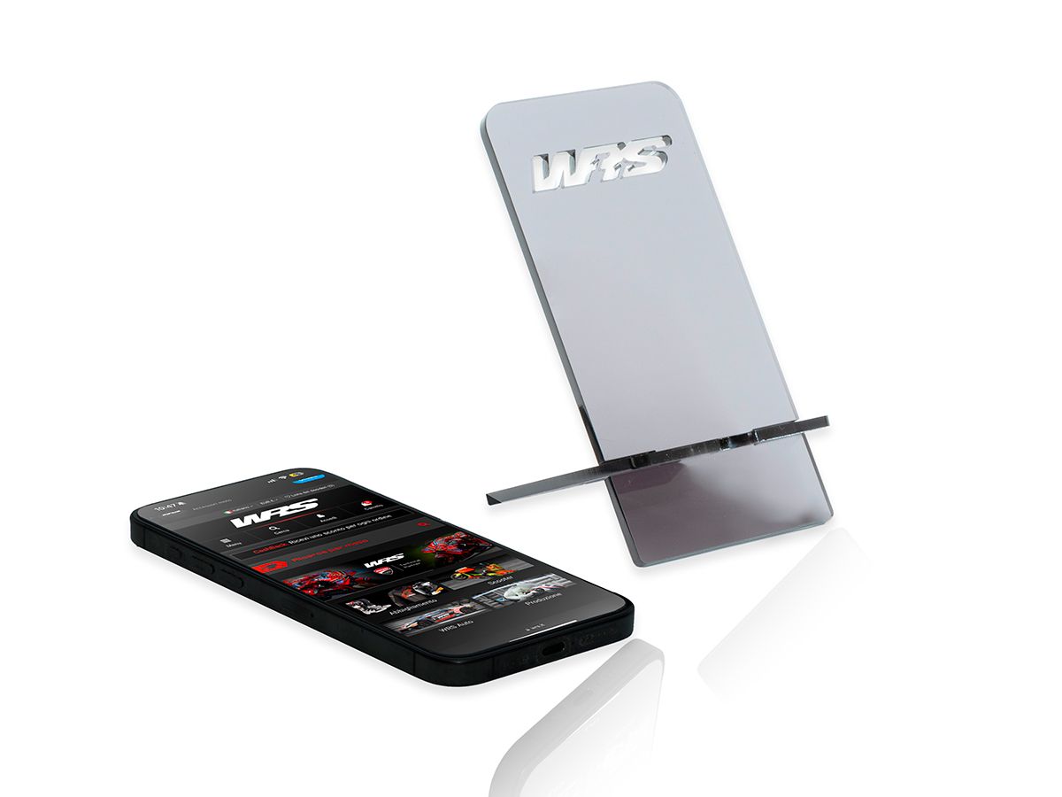 WRS DESKTOP MOBILE PHONE HOLDER SMOKED