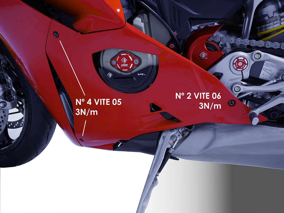 KVT100 - PANIGALE V4 MY 2025 FAIRING SCREWS KIT