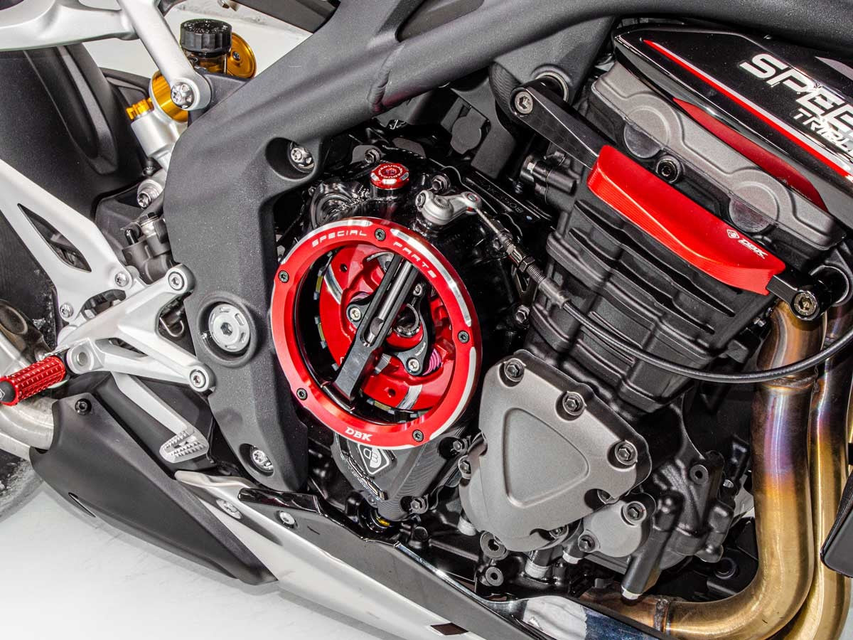 CCDV11 - TRIUMPH CLEAR CLUTCH COVER OIL BATH 3D-EVO