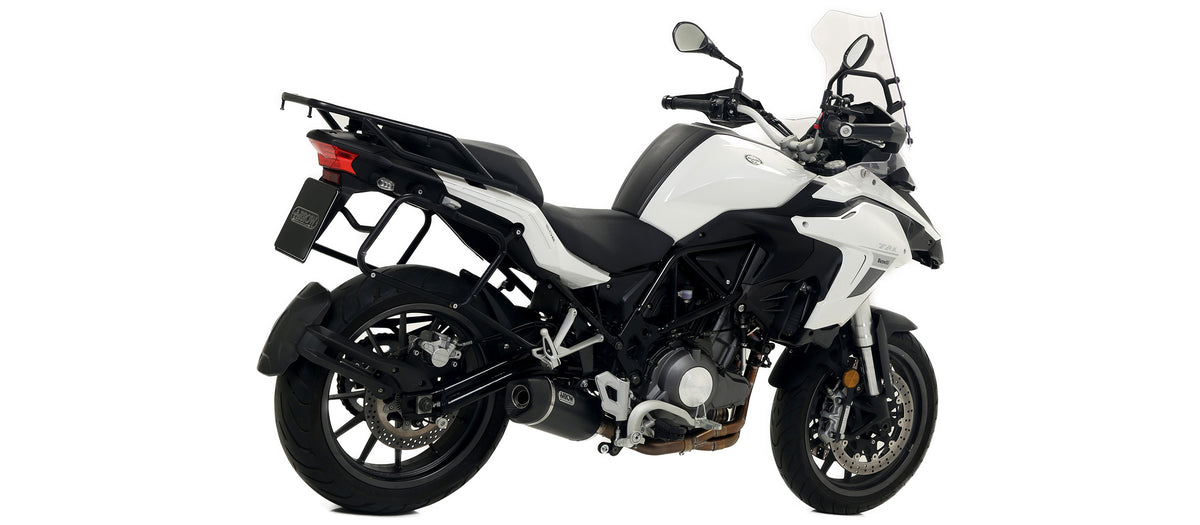 Arrow Race-Tech Aluminium Dark" Slip On With Carbon End Cap"