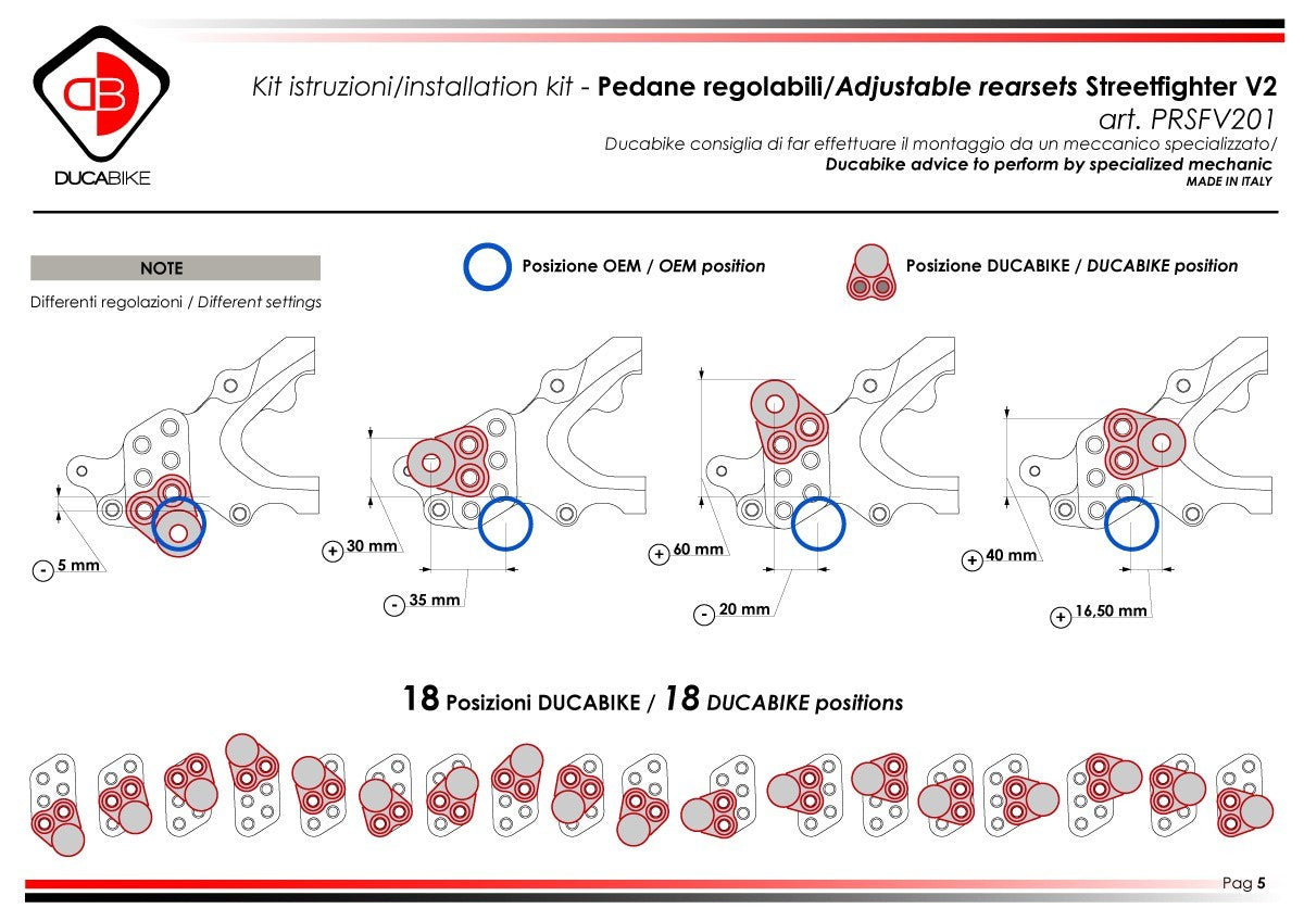 PRSFV201 - SF V2 ADJUSTABLE REARSET