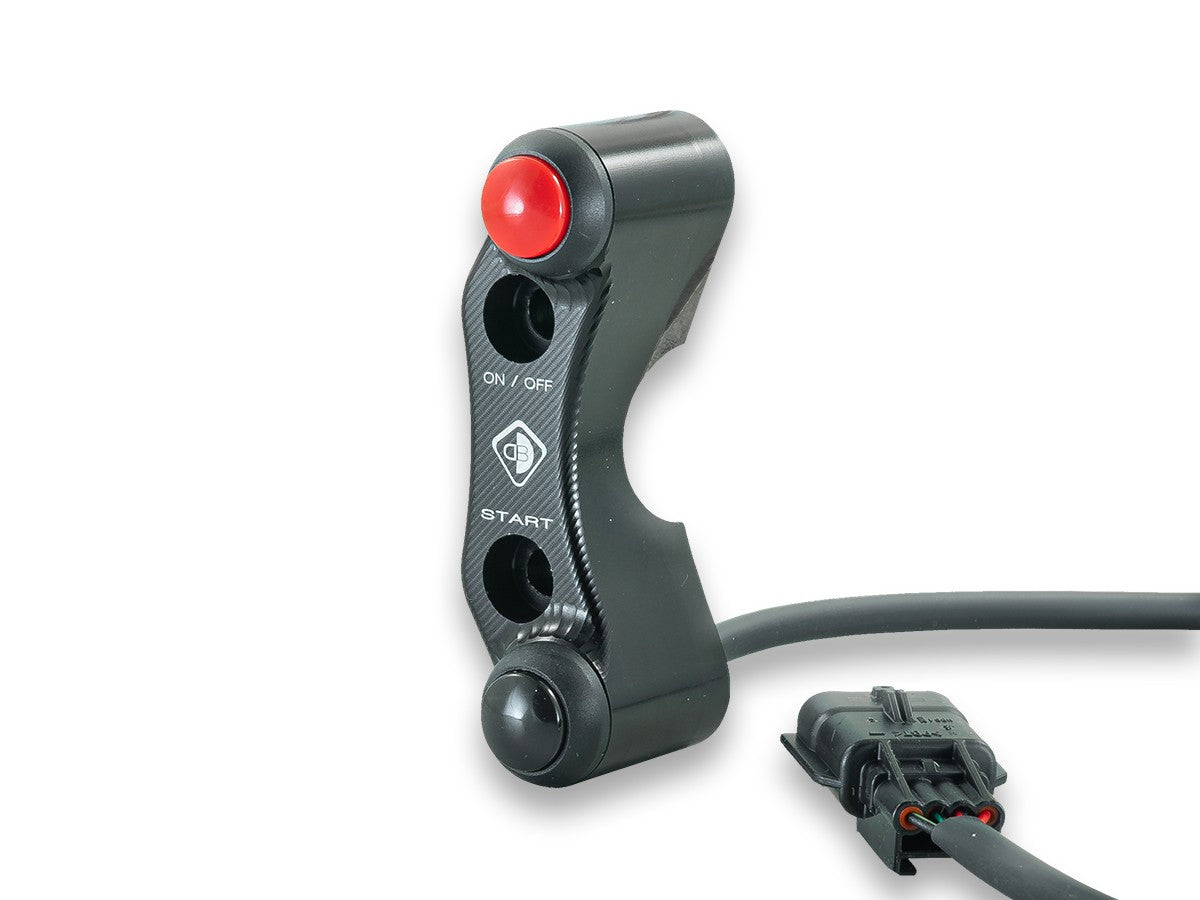 CPPI29 KTM Duke 990 Brake Pump Clamp With Integrated Push Button Panel