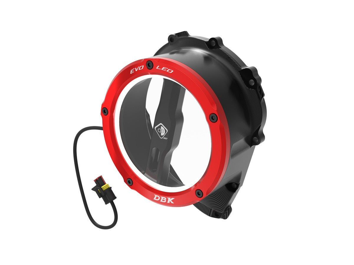 CCDVL19 - TRIUMPH 765 CLEAR CLUTCH COVER LED OIL BATH 3D-EVO