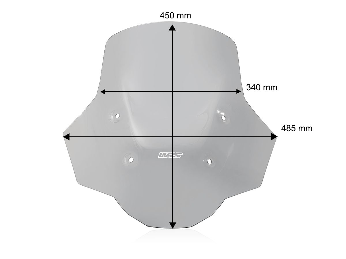 WRS WINDSCREEN STANDARD PLUS NO RADAR BMW R 1300 GS 2023-2025