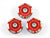 TTSCRA04 - 1100 REAR FRAME HOLE CAPS BICOLOR