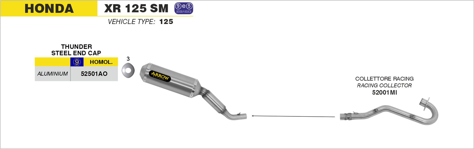 Arrow 52001MI Header