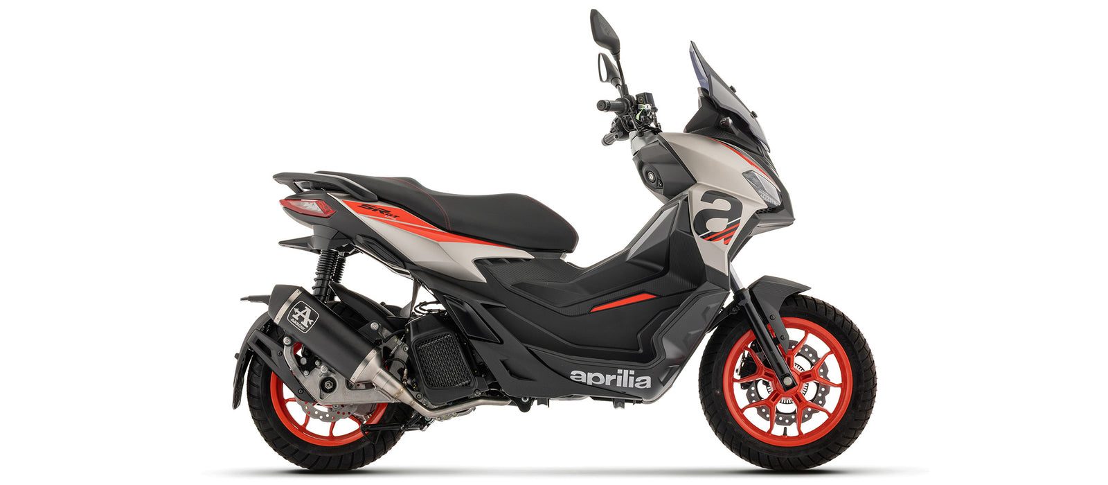 Arrow Full System With Urban Aluminium Dark" Slip On With Steel "Dark" End Cap"