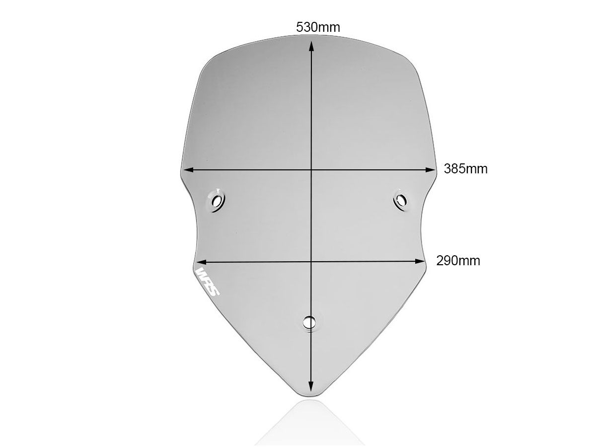 WRS INTERMEDIO WINDSCREEN DUCATI MULTISTRADA 1200/1260/950/ENDURO 2015-2021 / MULTISTRADA V2 / S 2022-2024