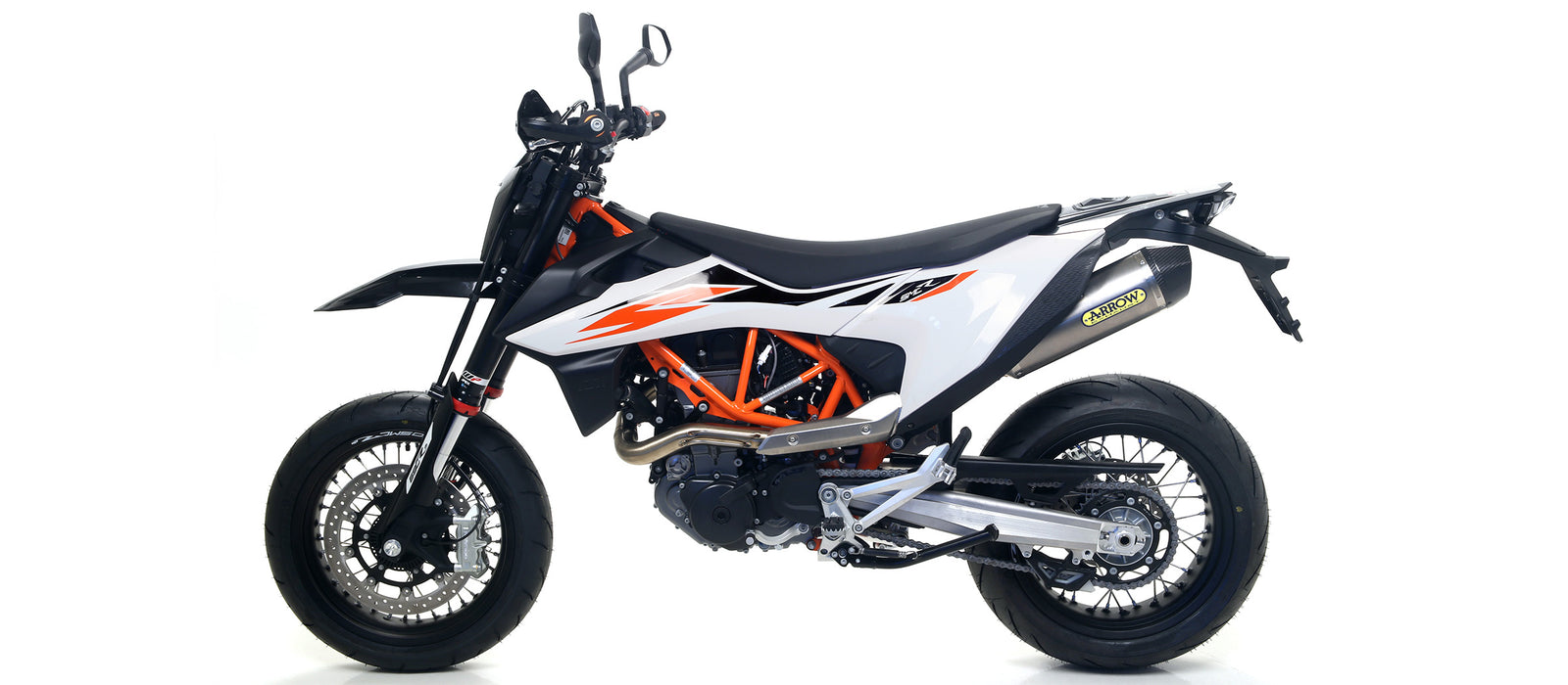 Arrow Race-Tech Titanium Slip On With Carbon End Cap