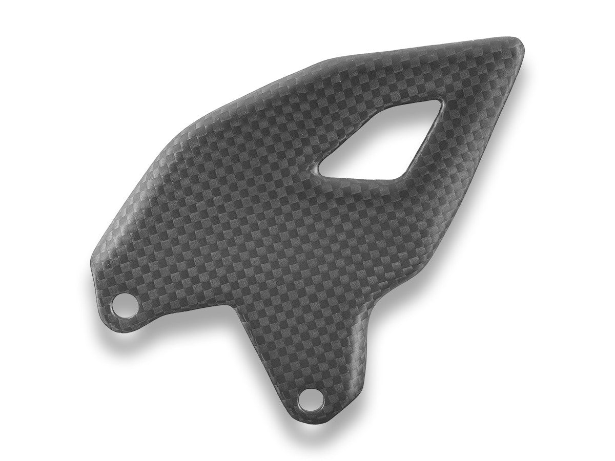 CRB216O - PANIGALE V4 2025 MATT CARBON HEEL GUARDS