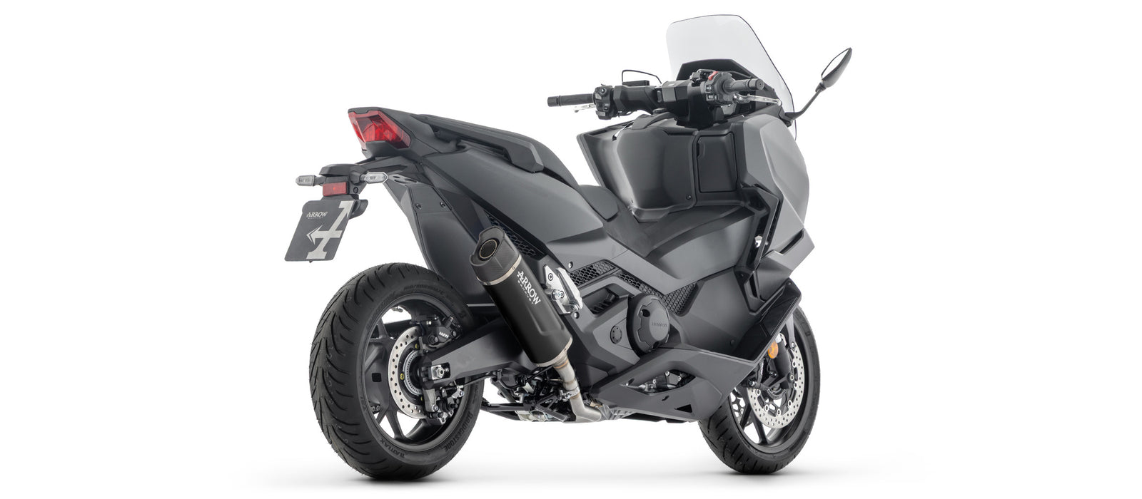 Arrow Full System With Indy Race Evo Aluminium Dark" Slip On"