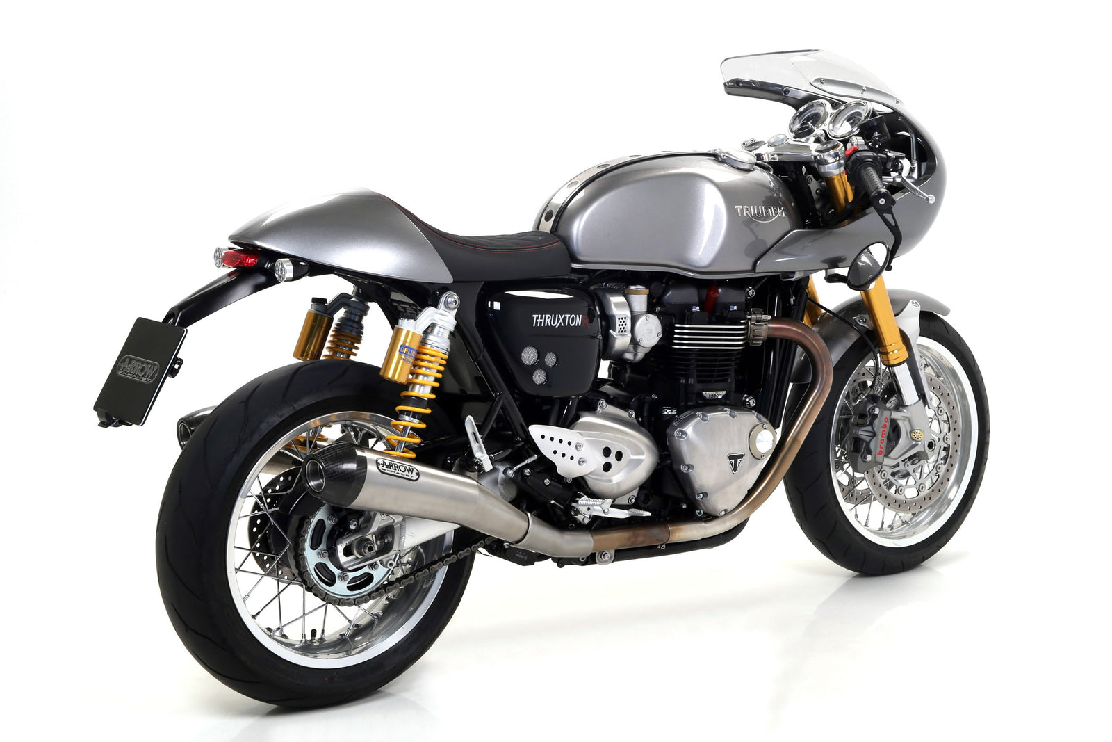 Arrow Pro-Racing Slip Ons With Carbon End Cap