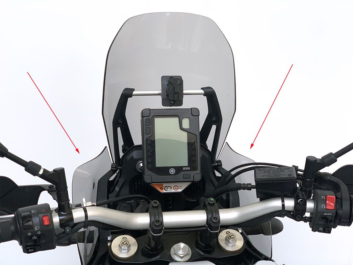 PAIR OVERSIZE SIDE DEFLECTORS WRS YAMAHA TENERE 700 2019-2024