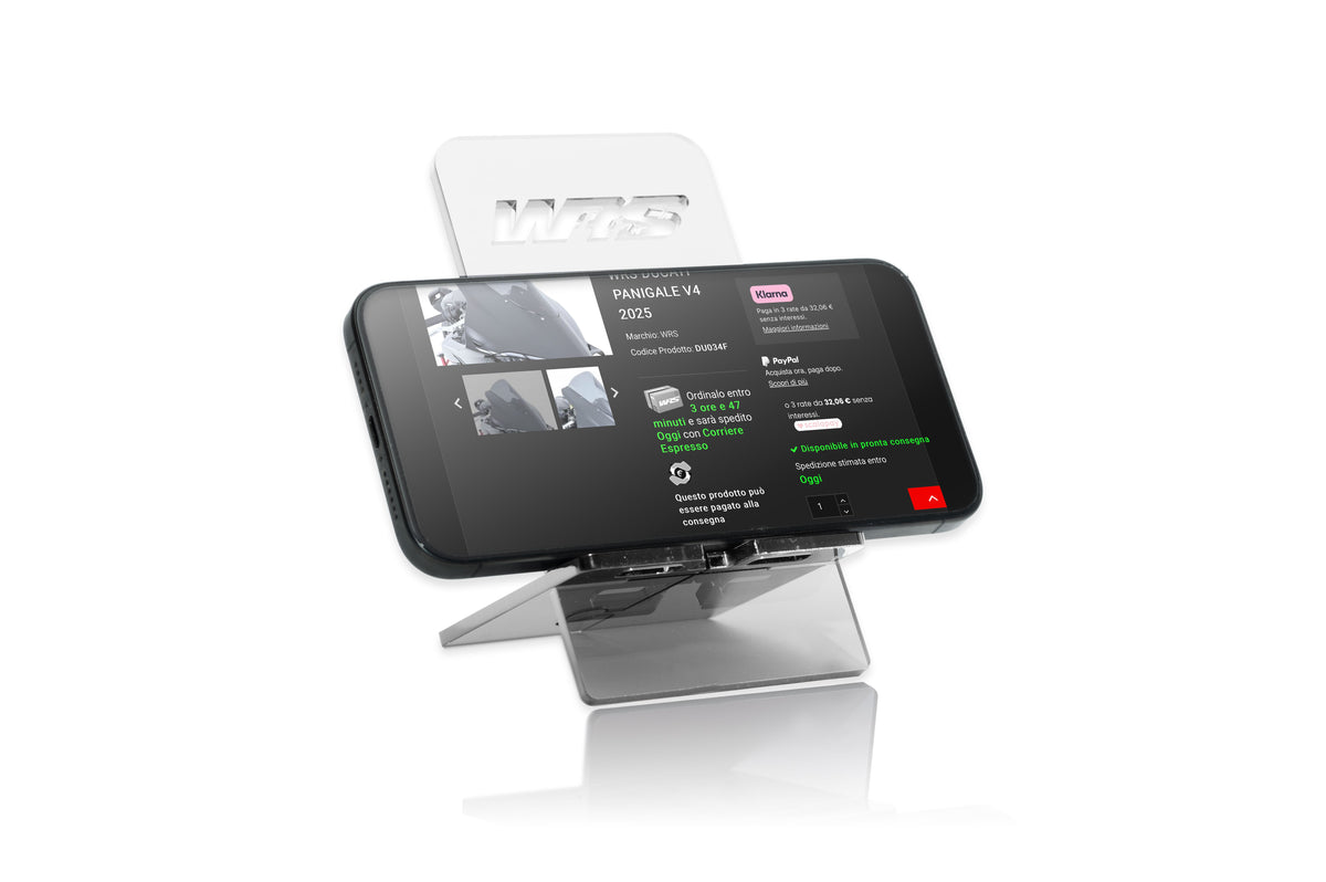 WRS DESKTOP MOBILE PHONE HOLDER TRANSPARENT