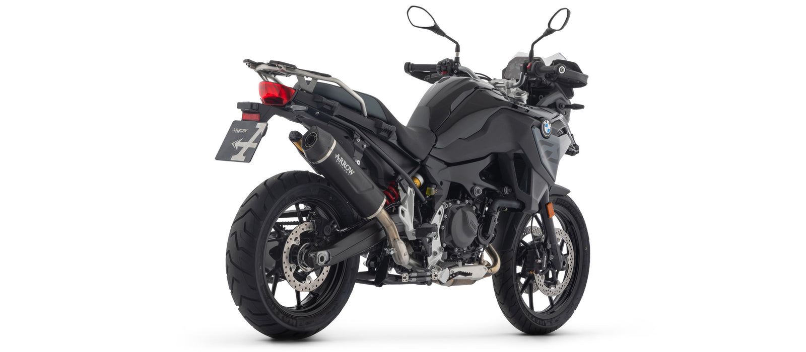 Arrow Full System With Indy Race Evo Aluminium Dark" Slip On With Carbon Fiber End Cap"