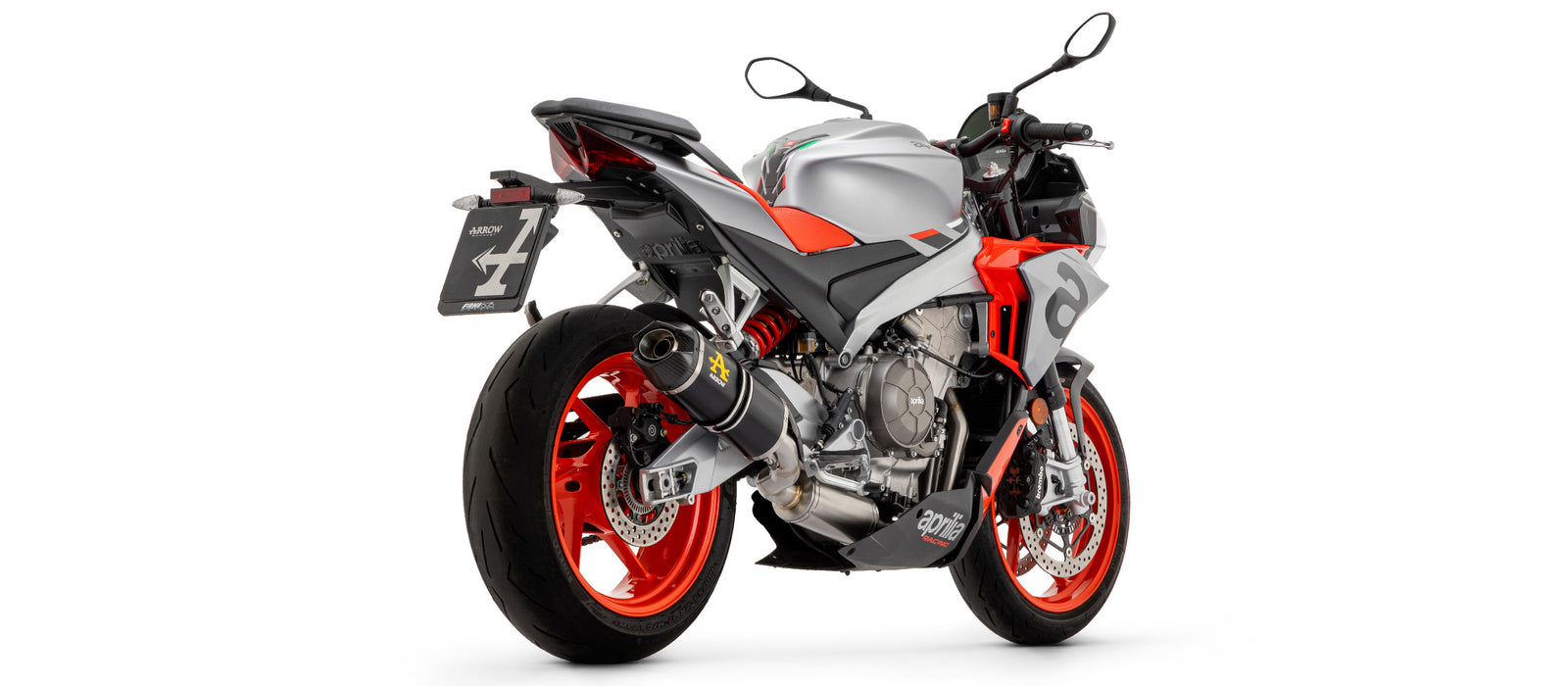 Arrow Full System With Indy Race Aluminium Dark" Slip On"