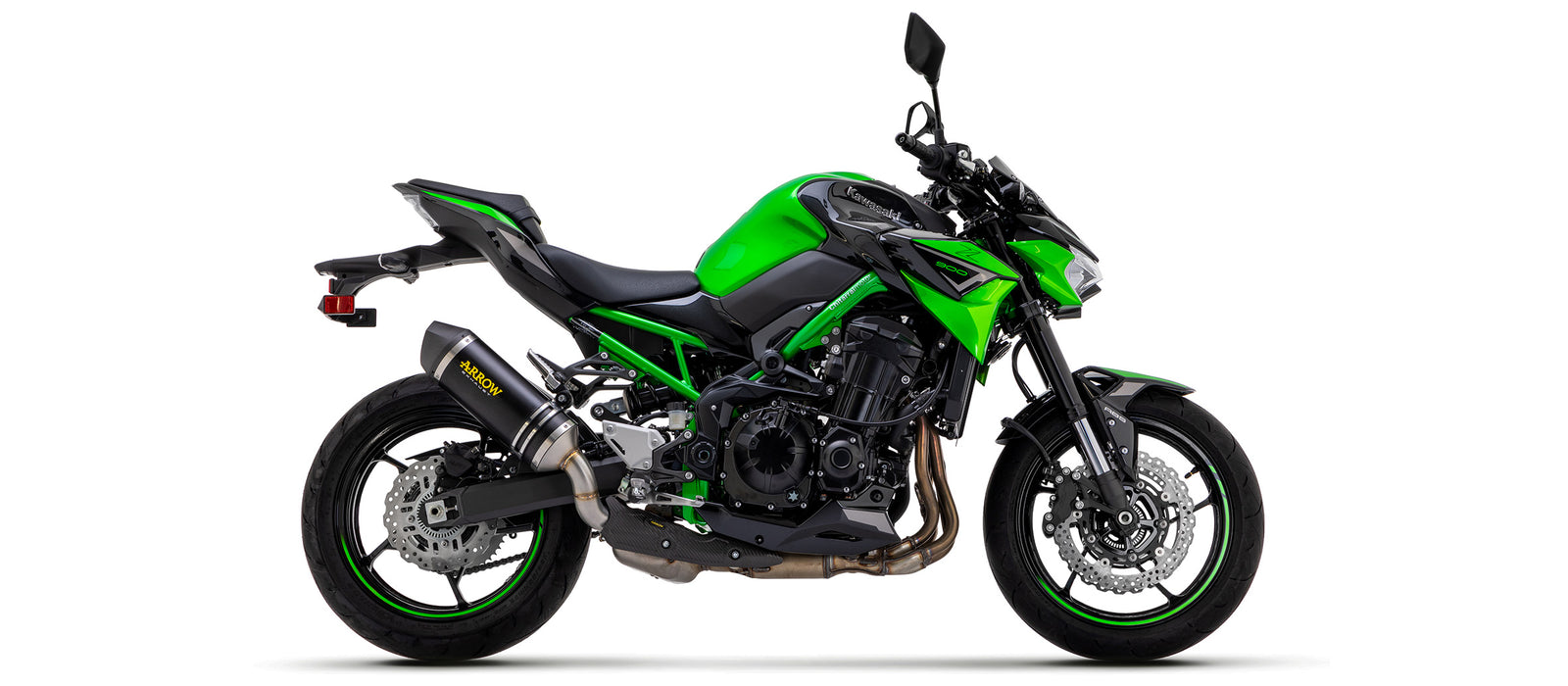 Arrow Race-Tech Aluminium Dark" Slip On With Carbon End Cap"