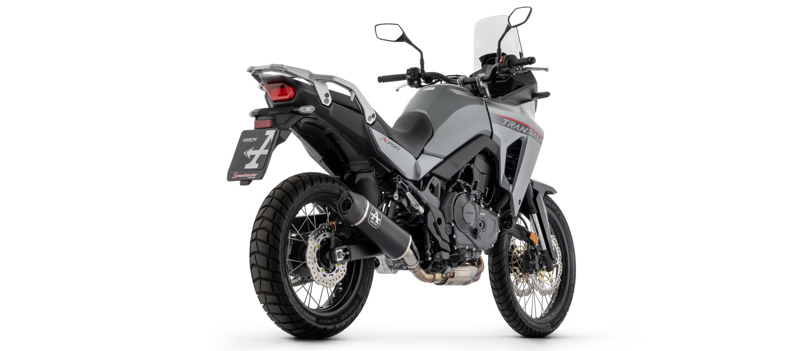 Arrow Indy Race Aluminium Dark" Slip On With Carbon End Cap"
