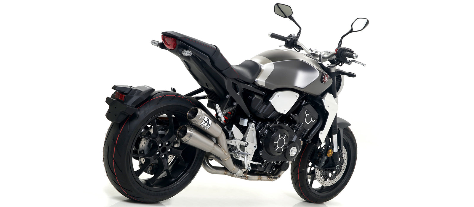 Arrow Full System With Pro-Race Titanium Double Slip Ons
