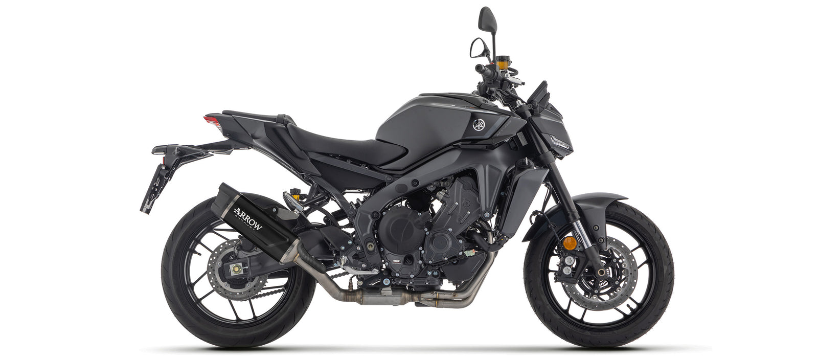 Arrow Full System With Indy Race Evo Aluminium Dark" Slip On"
