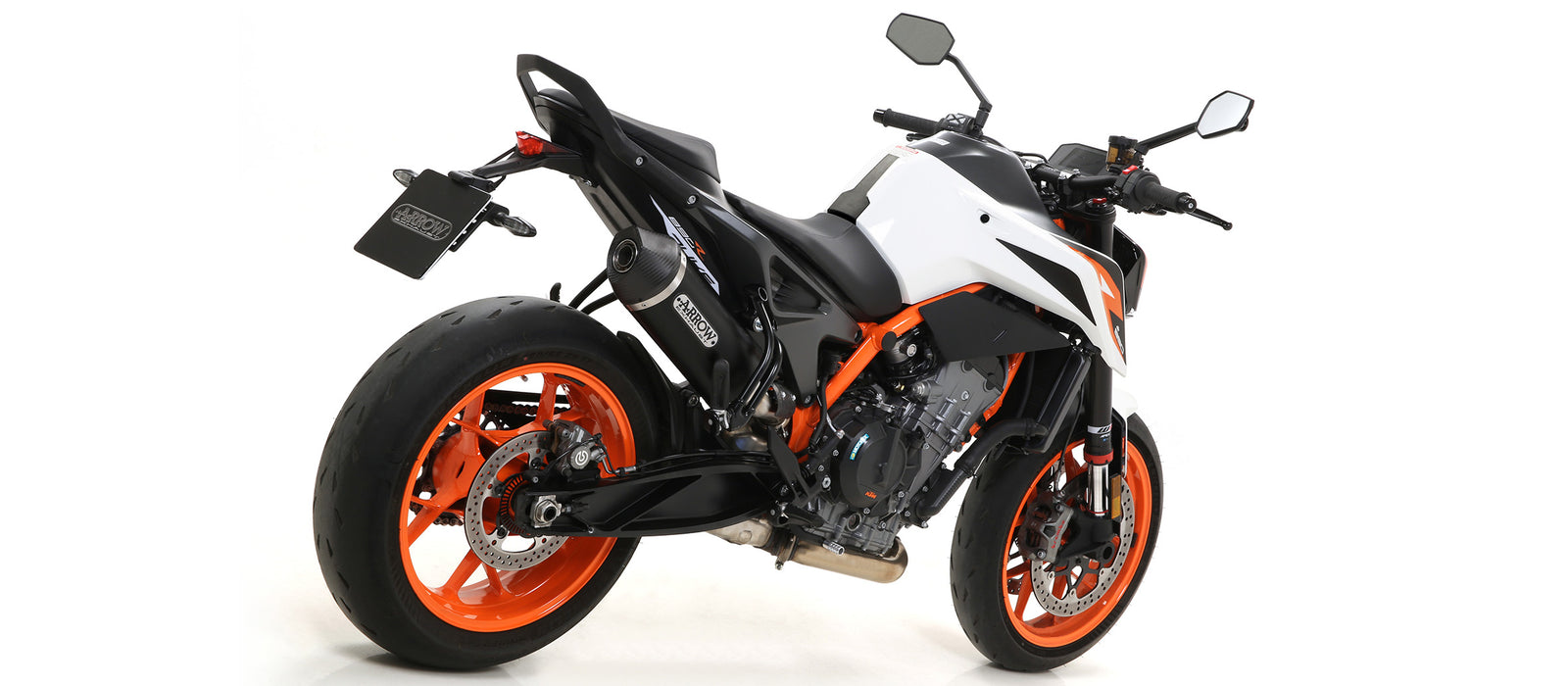 Arrow Race-Tech Aluminium Dark" Slip On With Carbon End Cap"