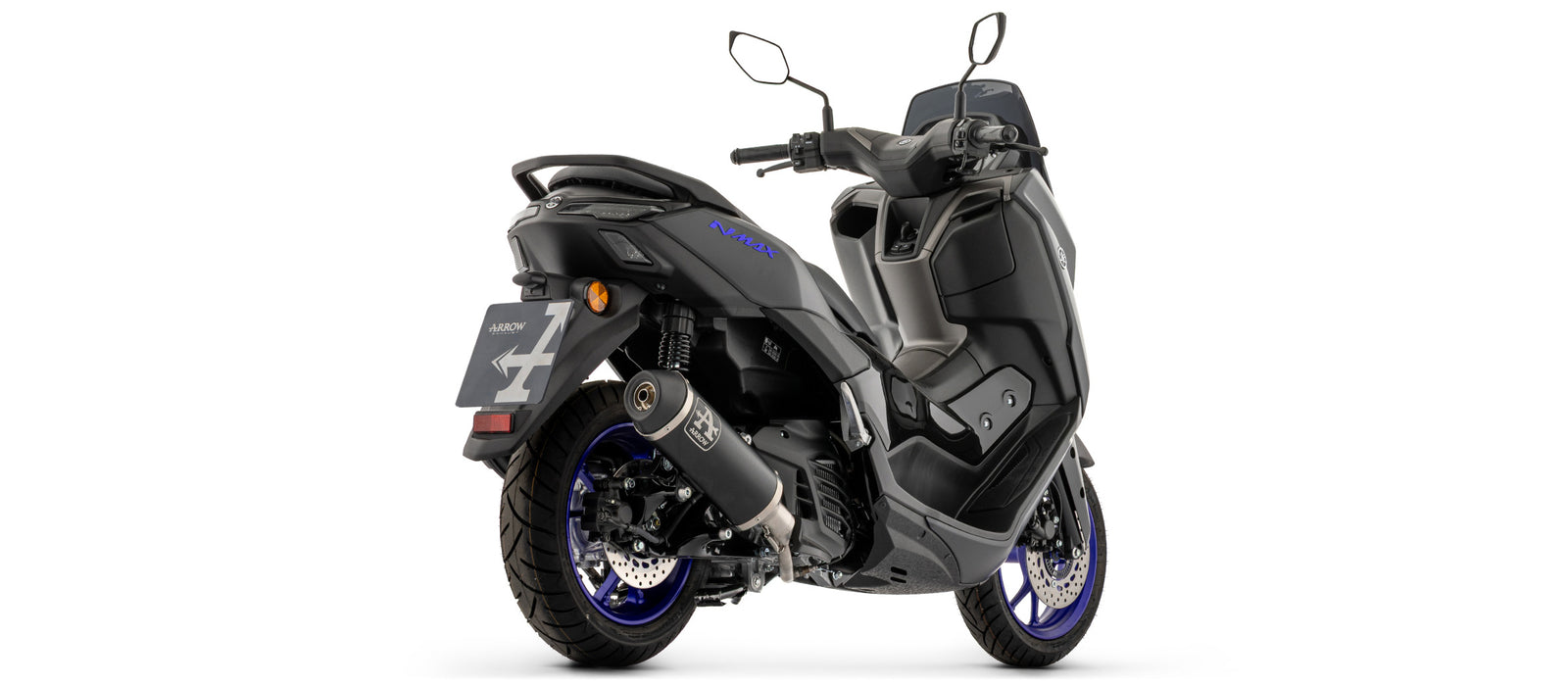 Arrow Full System With Urban Aluminium Dark" Slip On With Steel "Dark" End Cap"