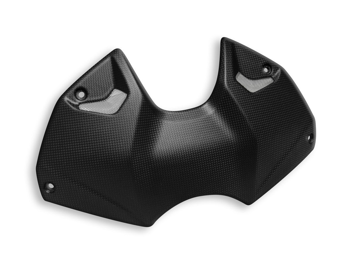 CRB132O - MATT CARBON TANK COVER SF V4/S MY23 (OEM)