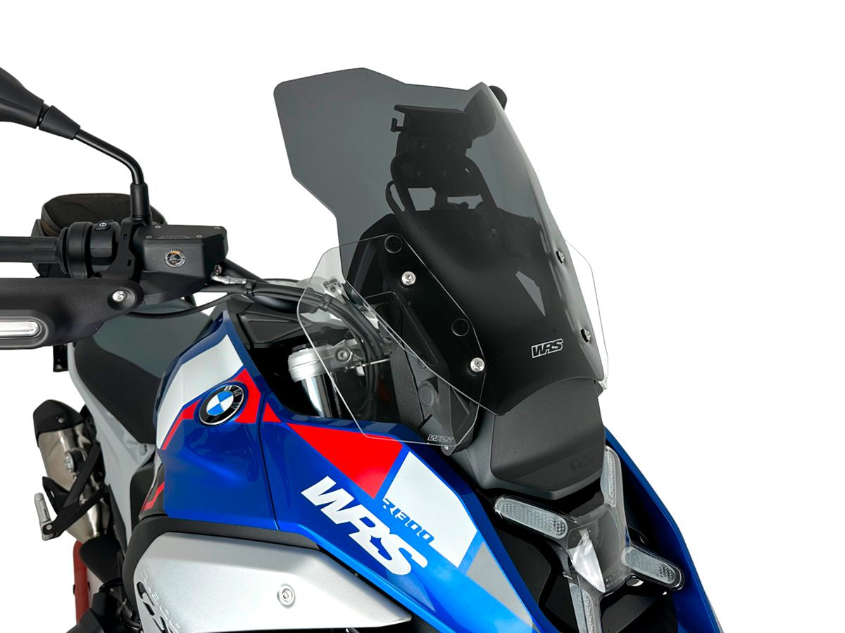 WRS Touring Windscreen With Radar BMW R 1300 GS 2023-2026 - DARK SMOKE