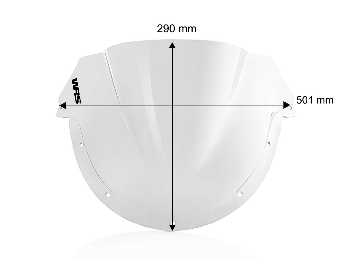 WRS DOUBLE BUBBLE WINDSCREEN MITO EV