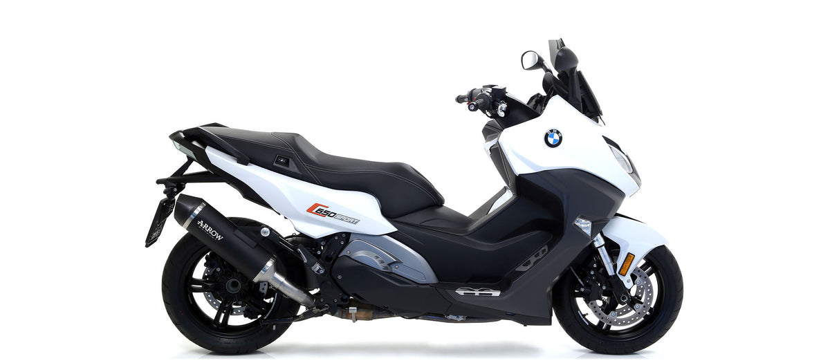 Arrow Race-Tech Aluminium Dark" Slip On With Carbon End Cap"