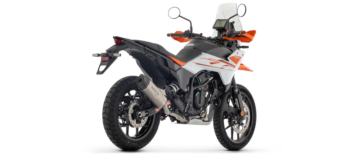 Arrow Full System With Indy Race Evo Titanium Slip On With Carbon End Cap