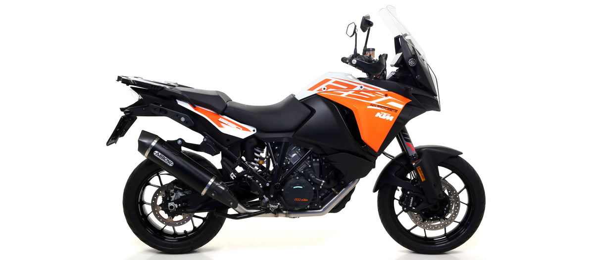 Arrow Maxi Race-Tech Aluminium Dark" Slip On With Carbon End Cap"