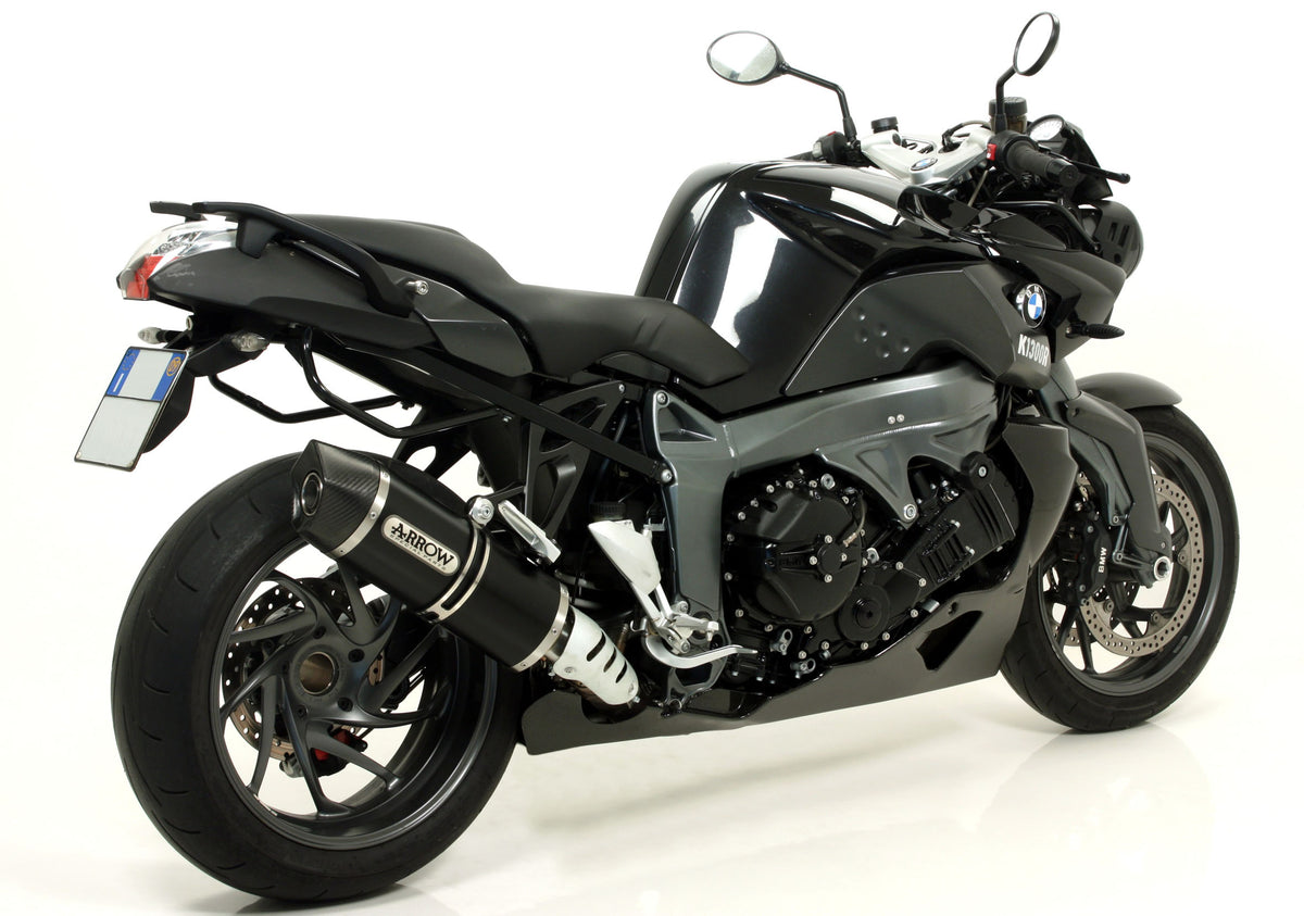 Maxi Race-Tech Aluminium Dark" Slip On With Carbon End Cap"