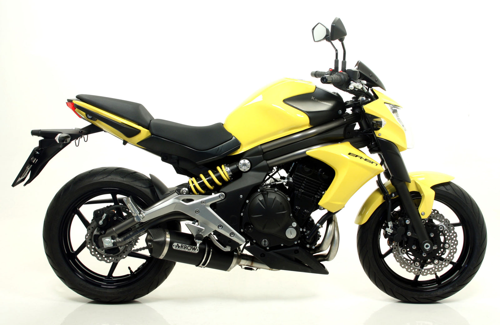 Arrow Race-Tech Aluminium Dark" Slip On With Carbon End Cap"