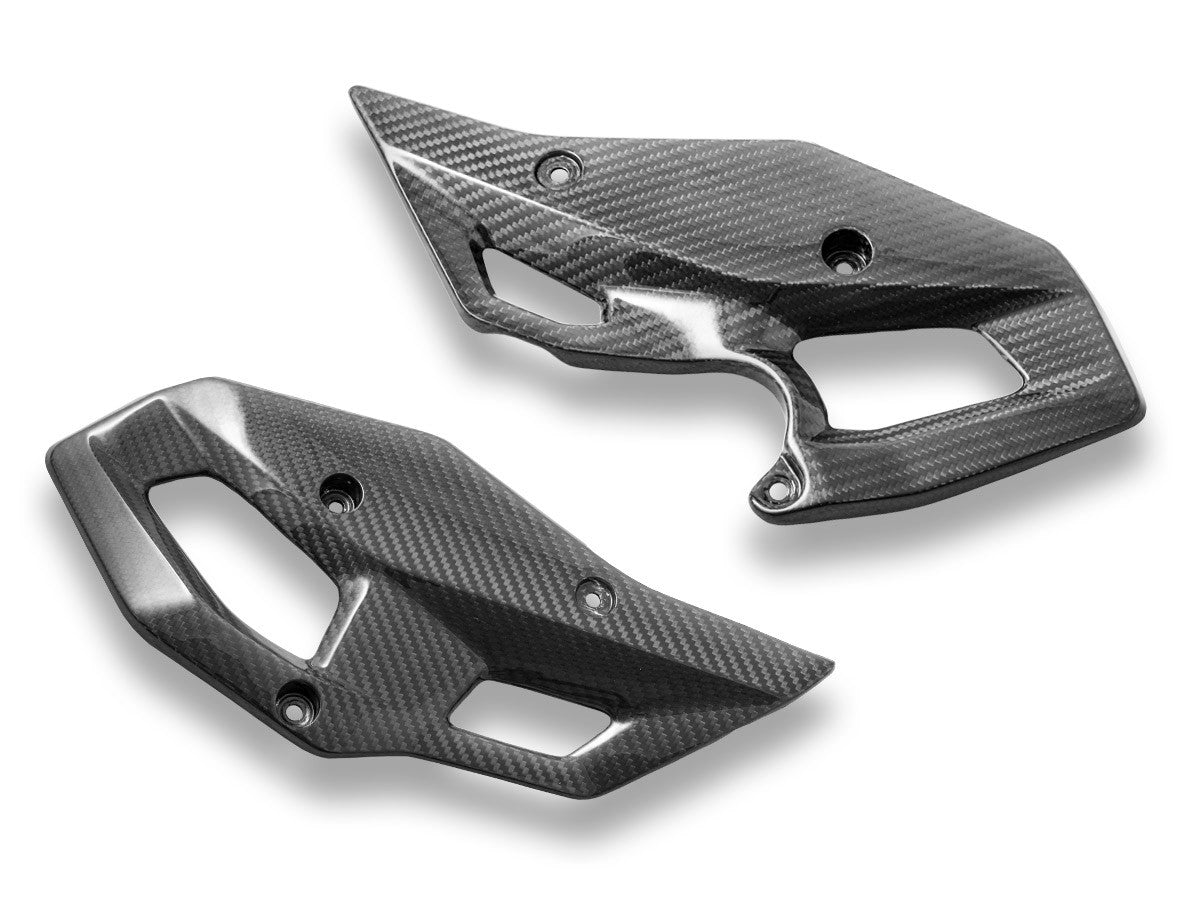 CRB181L BMW R1300GS Glossy Carbon Heel Guards