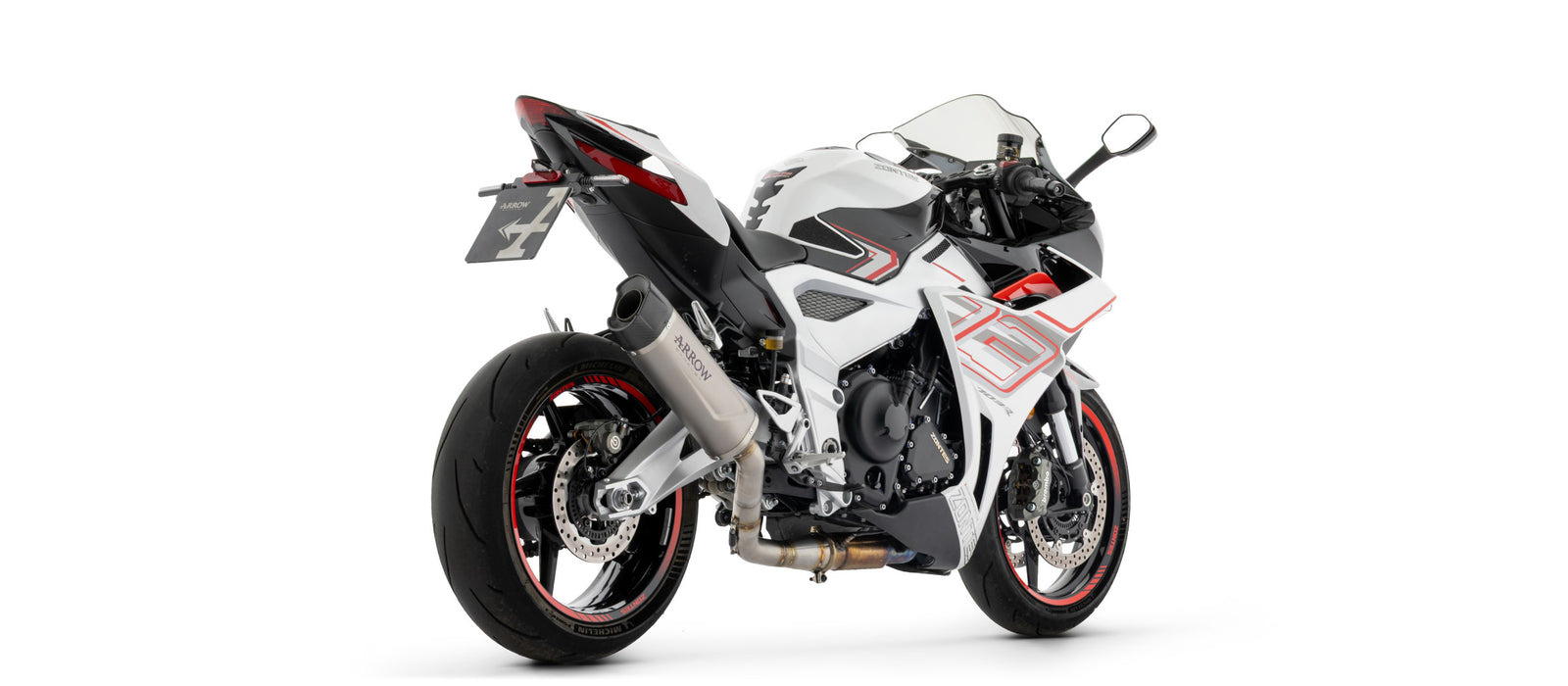 Arrow Indy Race Evo Titanium Slip On With Carbon End Cap