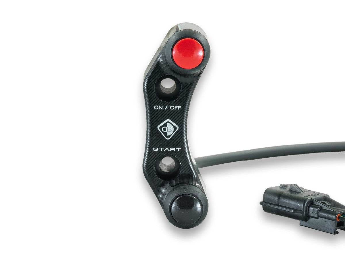 CPPI29 KTM Duke 990 Brake Pump Clamp With Integrated Push Button Panel