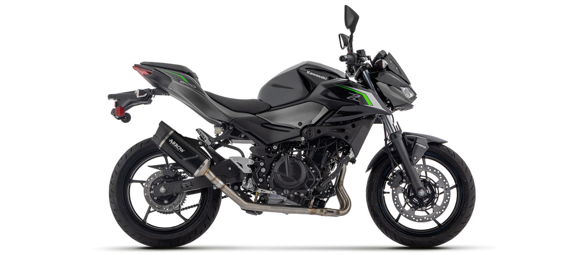 Arrow Full System With Indy Race Evo Aluminium Dark" Slip On"