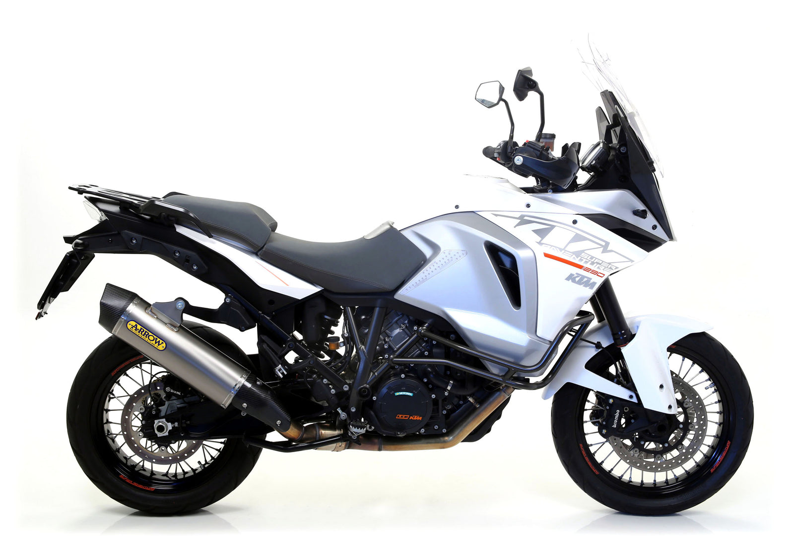 Arrow Maxi Race-Tech Titanium Slip On With Carbon End Cap