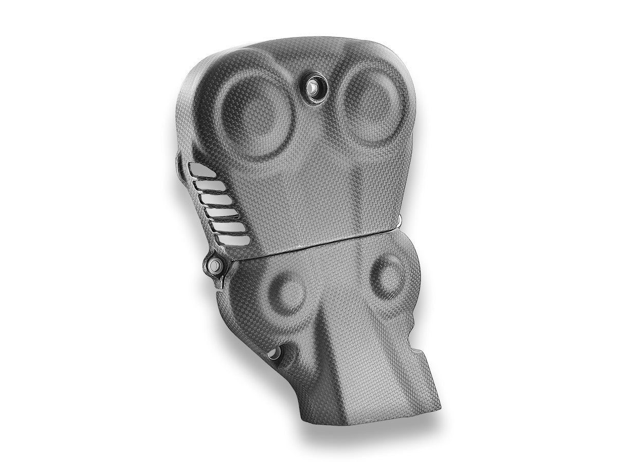 CRB195O HM 950 Matt Carbon Belt Covers