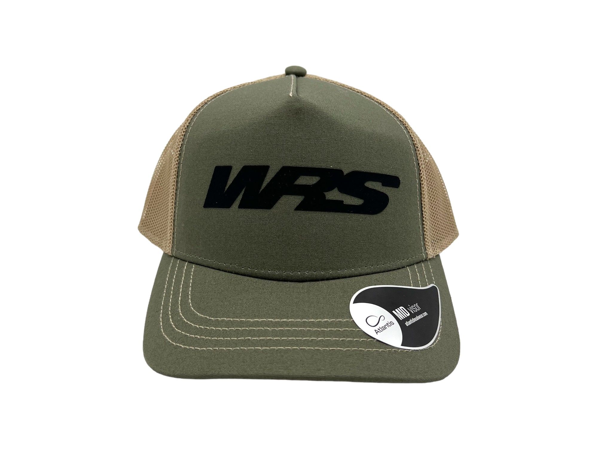 WRS ORIGINAL CAP WITH VISOR OLIVE GREEN-KHAKI