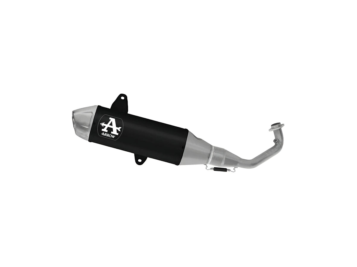 Arrow 53051AN Racing Full System With Urban Aluminium "Dark" Slip On With Steel End Cap