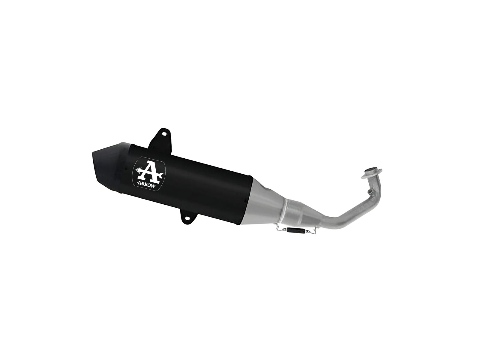 Arrow 53551AKN Homologated Full System With Urban Aluminium "Dark" Slip On With Carbon End Cap