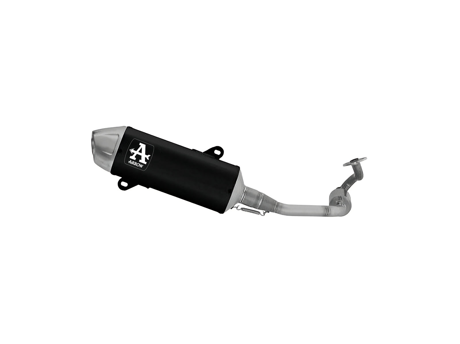 Arrow 53552AN Homologated Full System With Urban Aluminium "Dark" Slip On With Steel End Cap