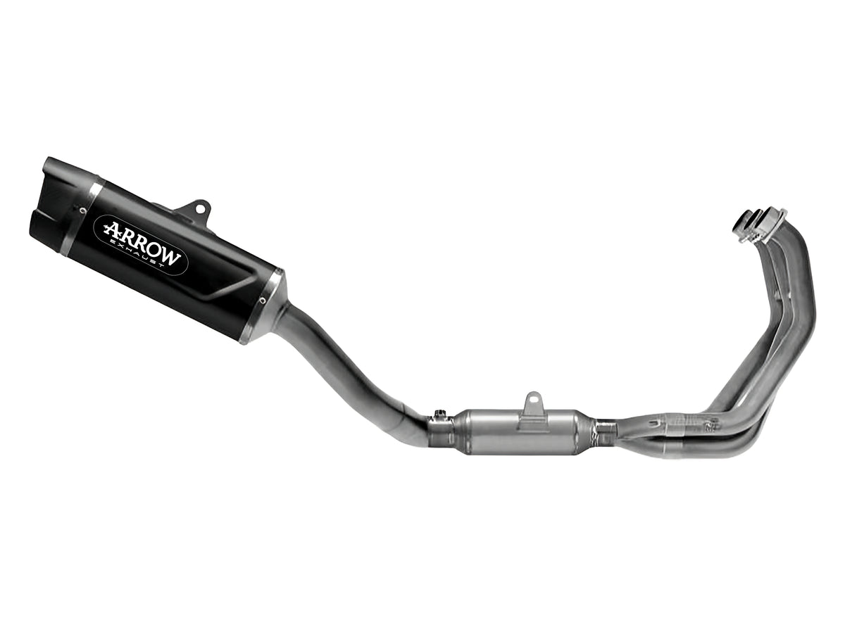Arrow 71081AKN Full System Racing With Indy Race EVO Aluminium "Dark" Slip Ons