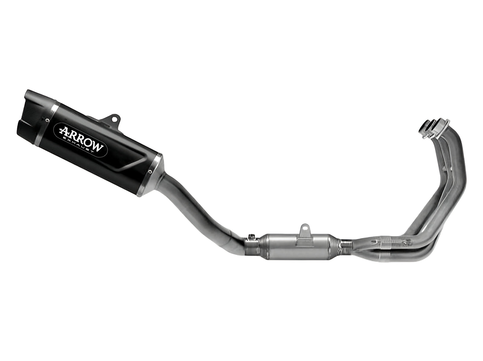 Arrow 71081AKN Full System Racing With Indy Race EVO Aluminium "Dark" Slip Ons