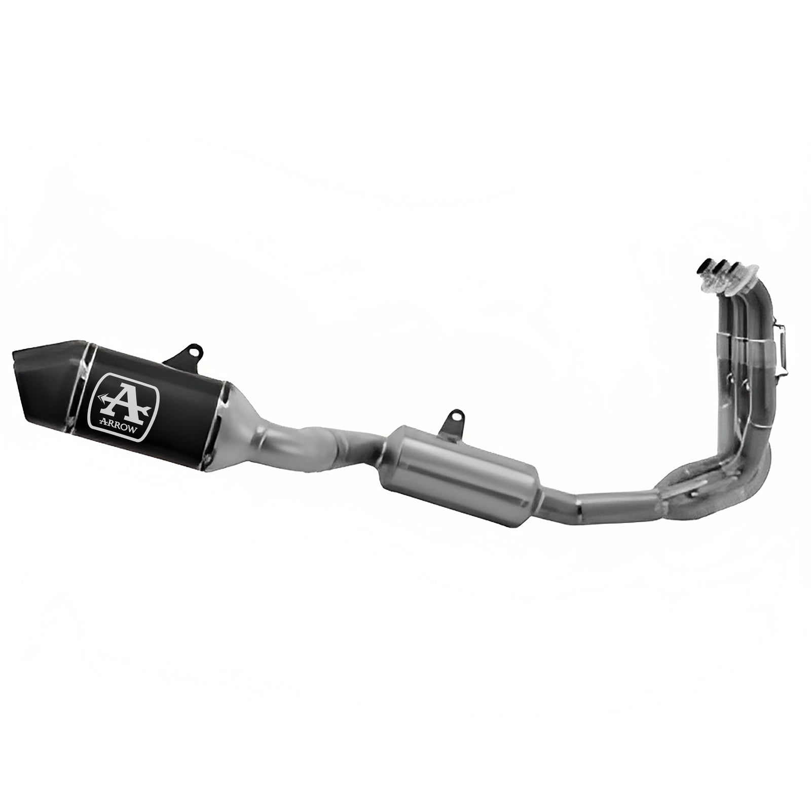 Arrow 71504VAN Catalytic Homologated Full System With Veloce Aluminium "Dark" Slip On