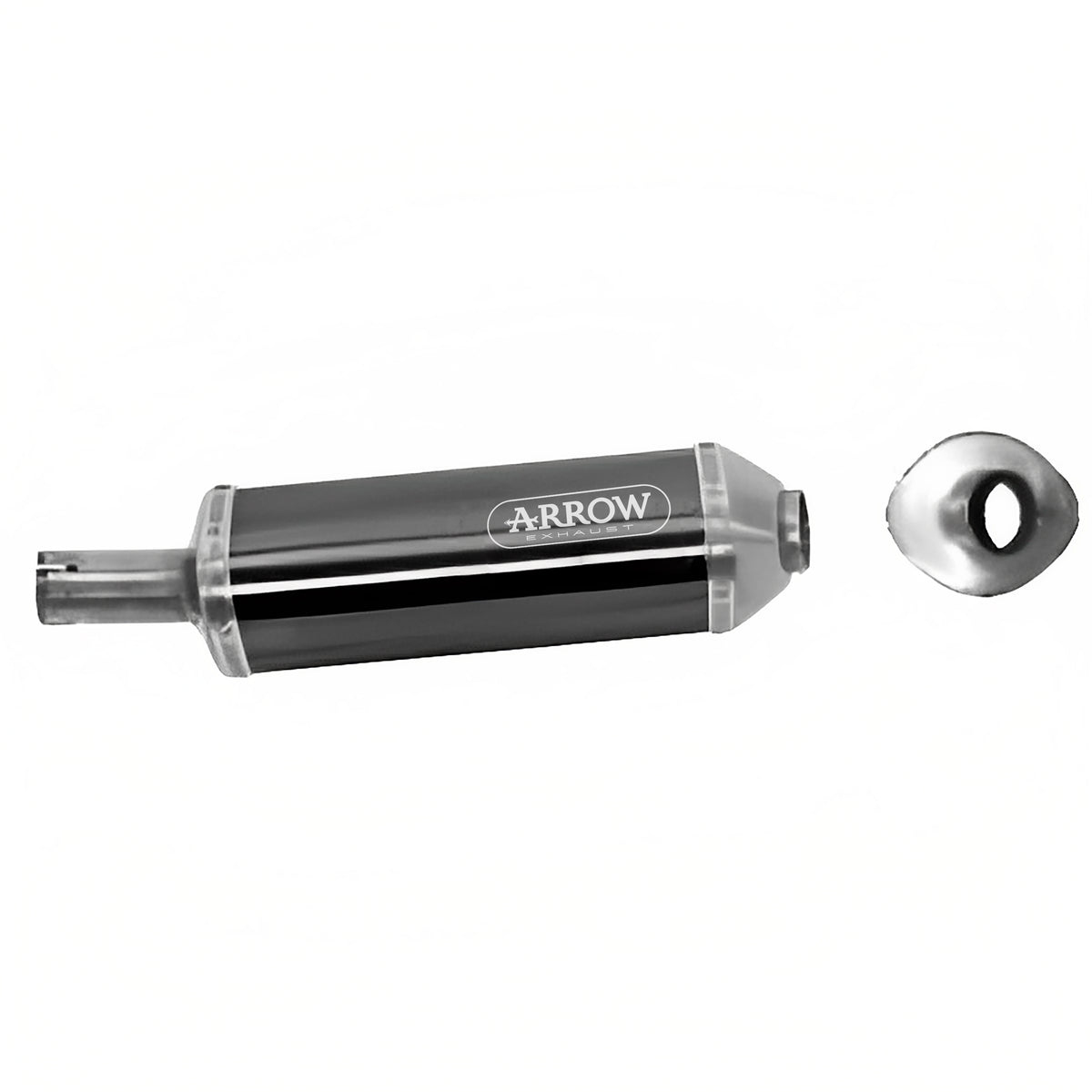 Arrow 71698AON Maxi Race-Tech Approved Aluminium "Dark" Slip On