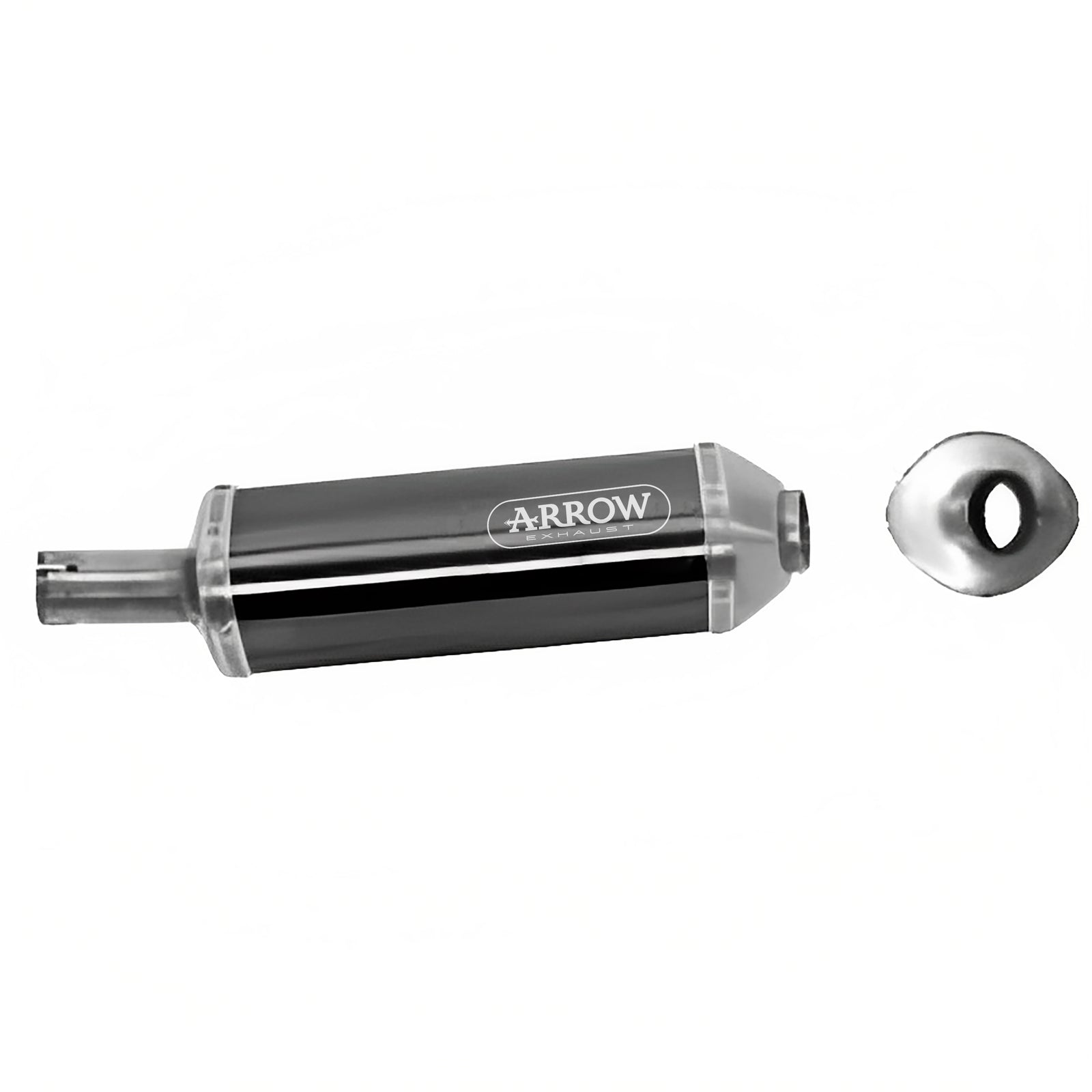 Arrow 71698AON Maxi Race-Tech Approved Aluminium "Dark" Slip On